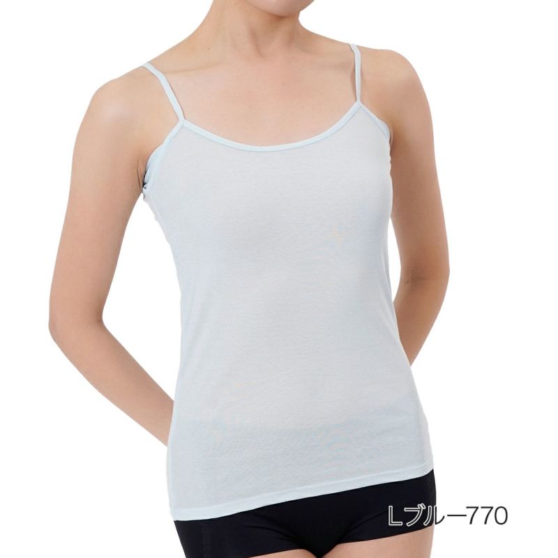 【デイリー満足】キャミソール暑い日私の涼生活無地袖なしレーヨン素材(37V2011)