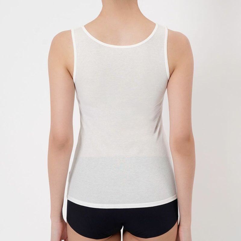 【デイリー満足】タンクトップ暑い日私の涼生活無地袖なしレーヨン素材(37V2112)