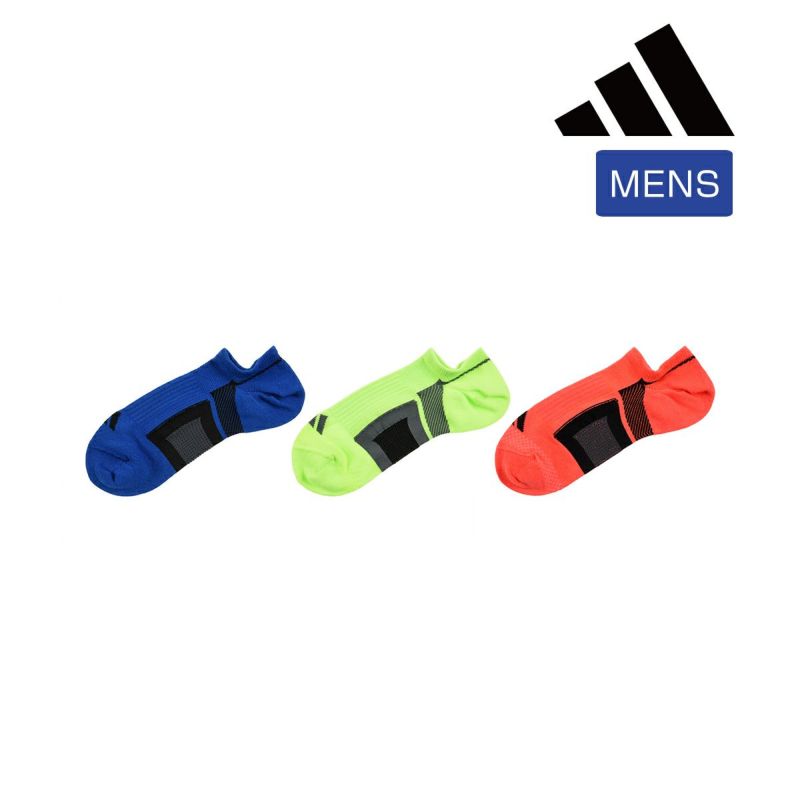 【アディダス】3足組靴下DRY無地ワンポイントスニーカー丈土踏まずかかと周りサポート(06F09W)
