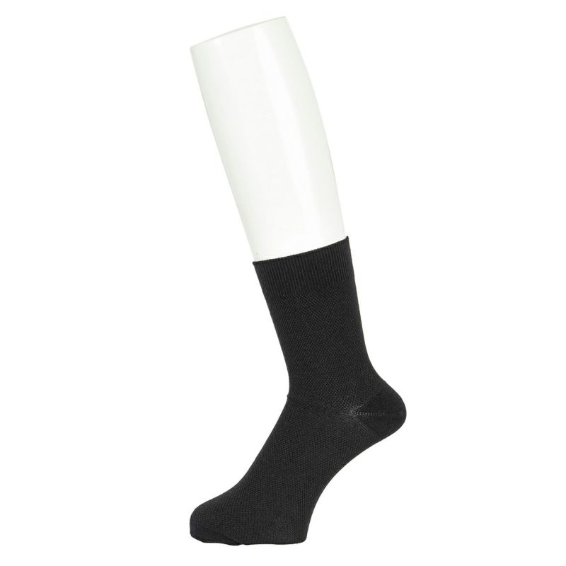 【満足】靴下爽感総鹿の子ハーフ丈抗ピル紡績(33739W)