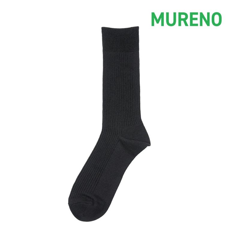 【MURENO(ムレノ)】靴下リブクルー丈(60004W)