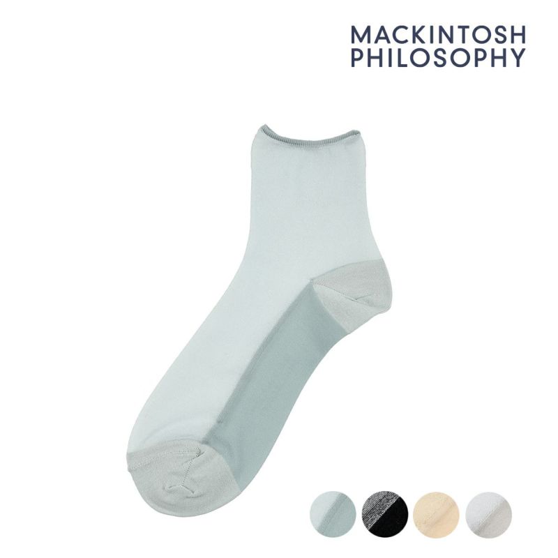 【マッキントッシュフィロソフィー】靴下シアーラメショート丈(3107-034)