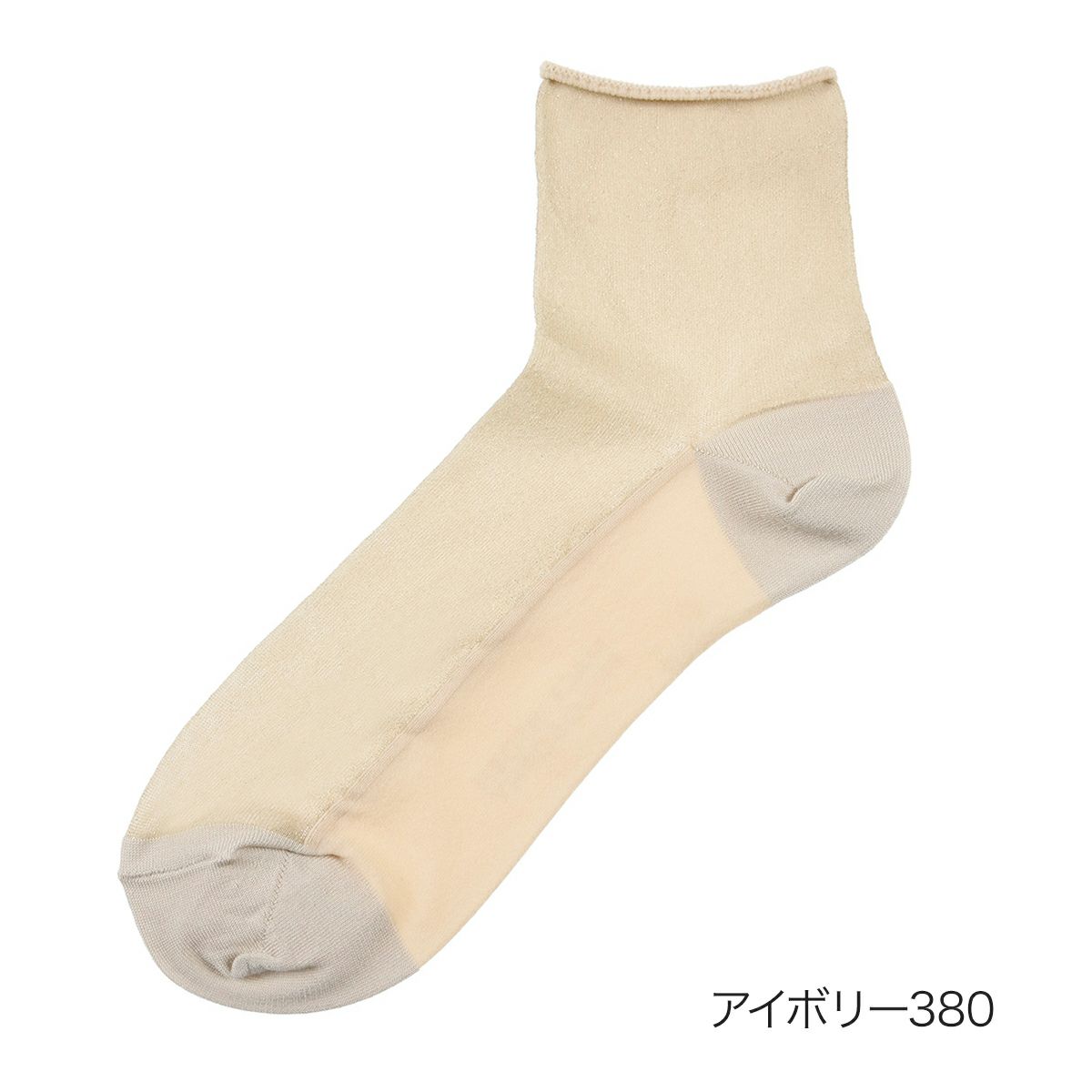 【マッキントッシュフィロソフィー】靴下シアーラメショート丈(3107-034)