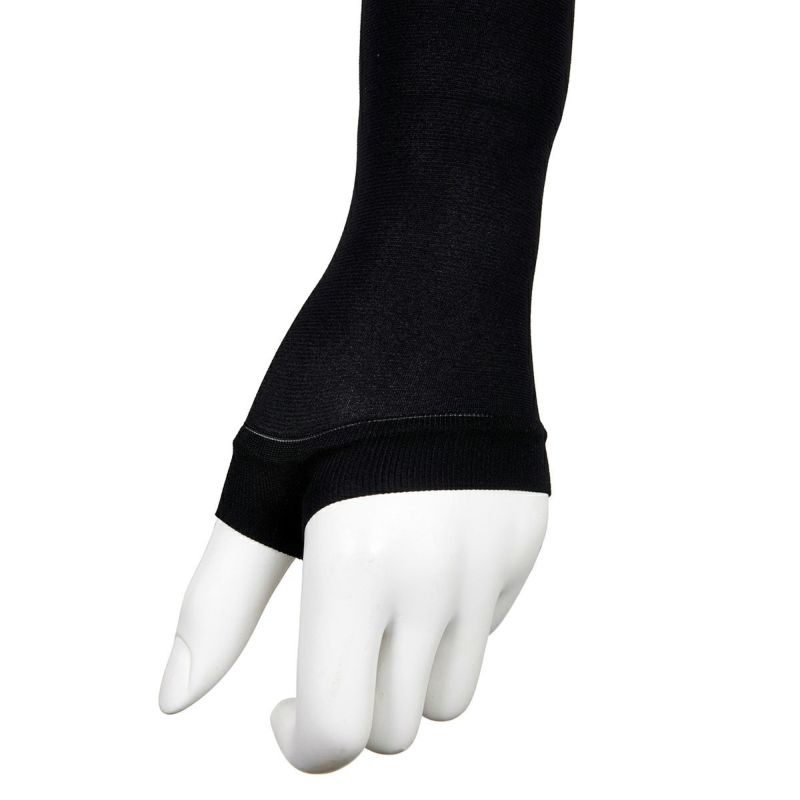 【HODOHADA(ほどはだ)：HIYAHADA】アームカバー無地ショート丈接触冷感糸(010-2031)