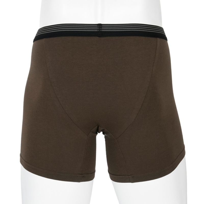 【満足】ボクサーブリーフ無地ボクサーブリーフちょい漏れ対策(370P9037)