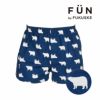 【fukuskeFUN(フクスケファン)】トランクスシロクマ柄トランクス綿100％(453P2014)