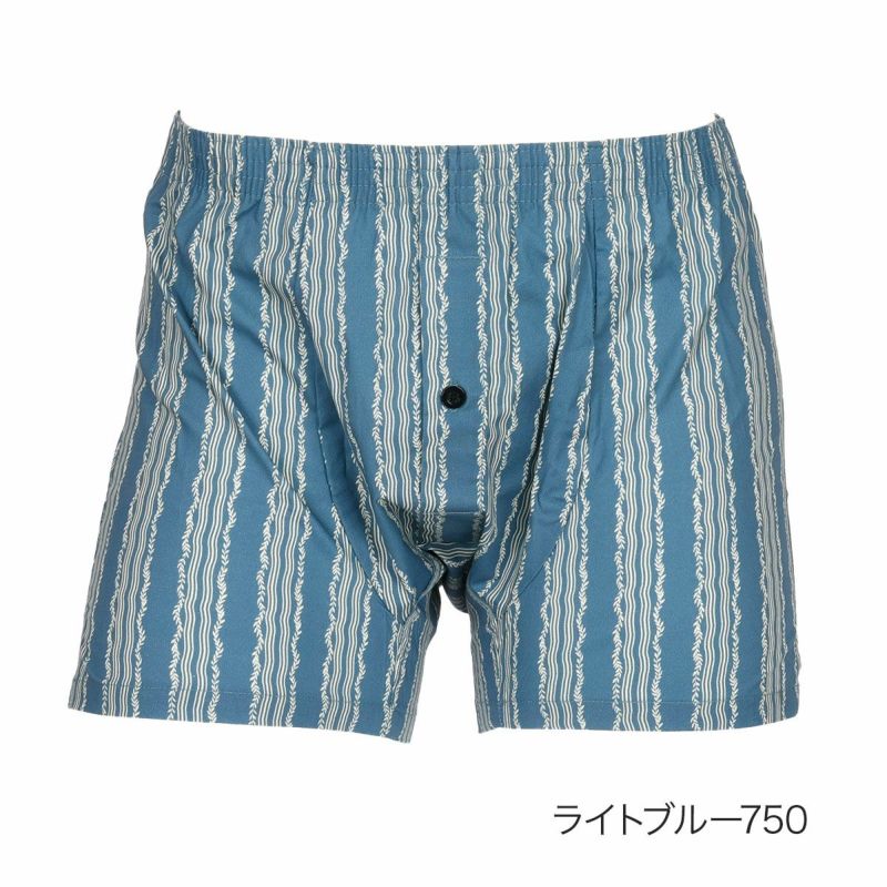 【fukuske(フクスケ)】トランクスSHITATEYAPANTSボタニカル柄ストレッチトランクスボクサーシルエット立体設計(SY1-0001)