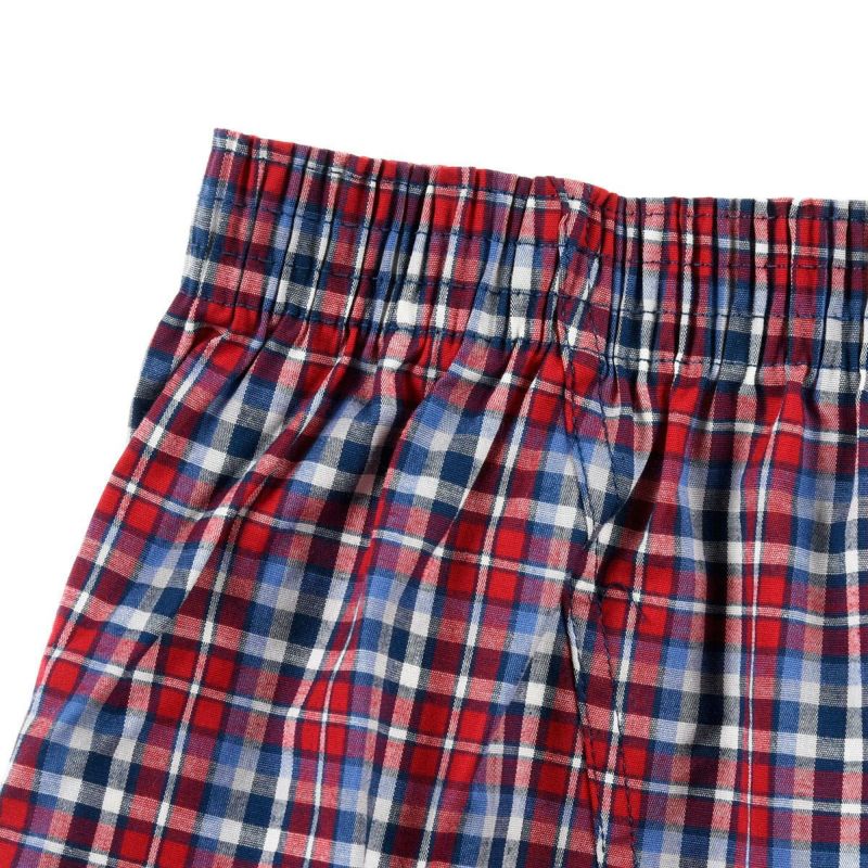 【fukuske(フクスケ)：SHITATEYAPANTS】トランクスマドラスチェック柄トランクス立体設計(SY1-0004)