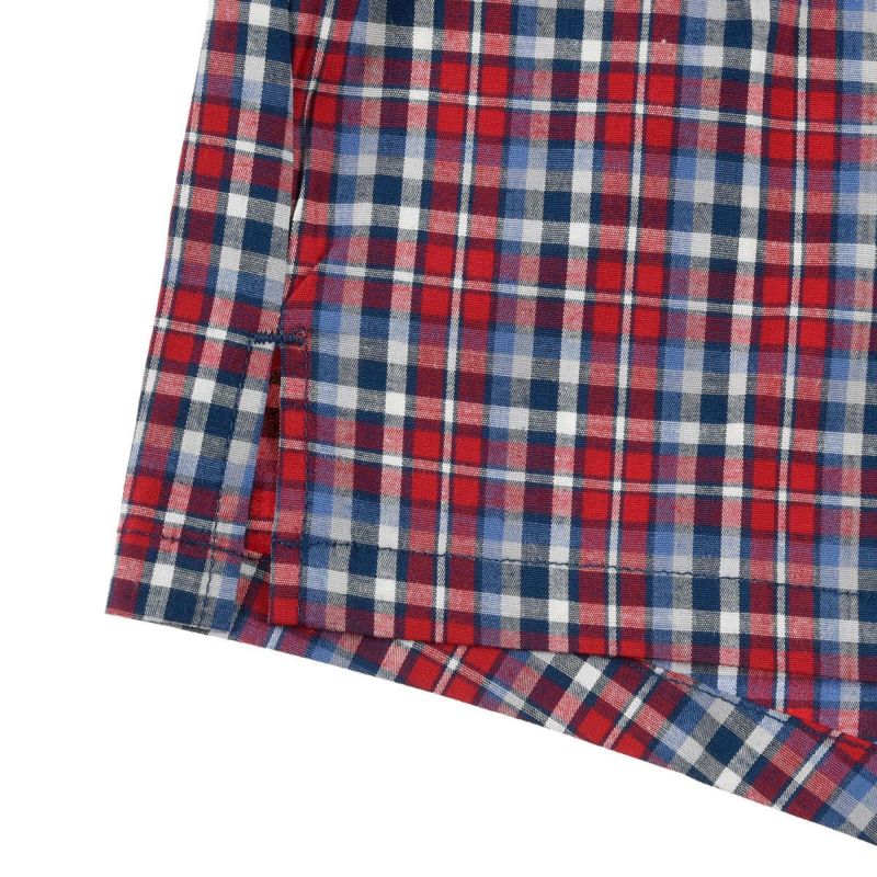 【fukuske(フクスケ)：SHITATEYAPANTS】トランクスマドラスチェック柄トランクス立体設計(SY1-0004)