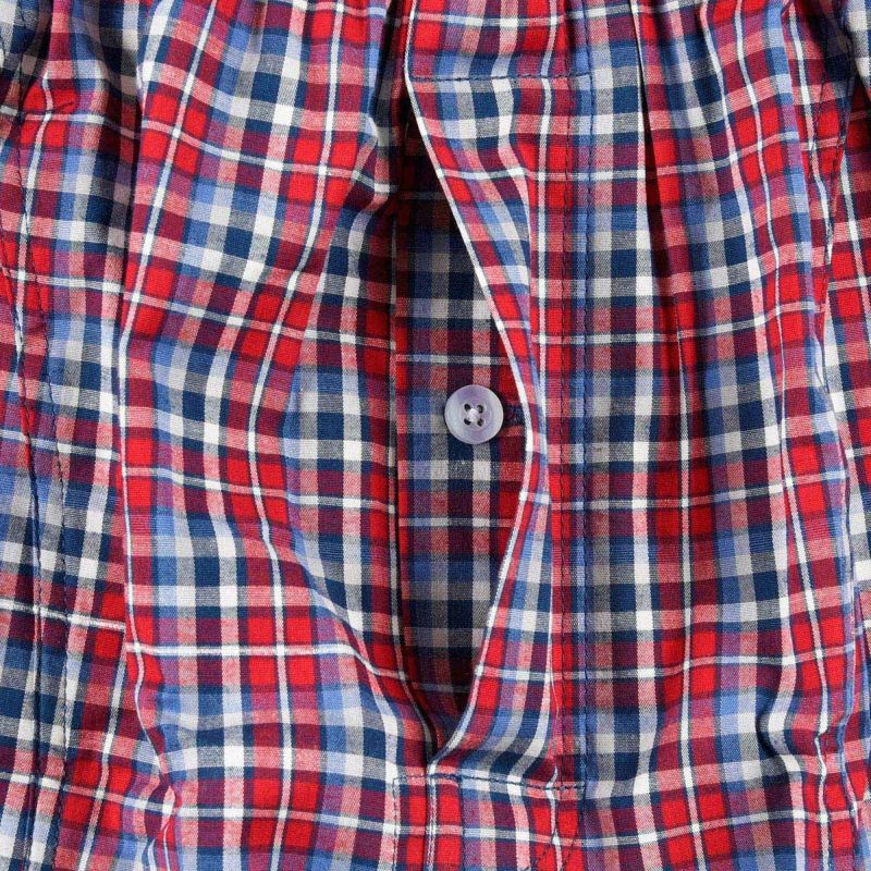 【fukuske(フクスケ)：SHITATEYAPANTS】トランクスマドラスチェック柄トランクス立体設計(SY1-0004)