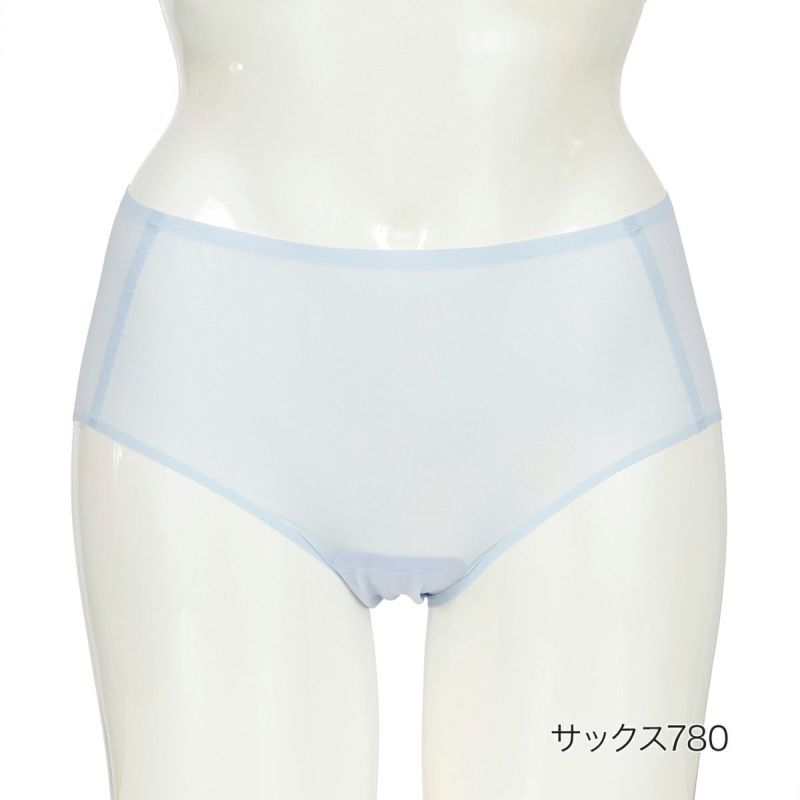 【満足美涼活】ショーツ冷やして整える無地スタンダードマチ部分シルク素材(37-4531F)