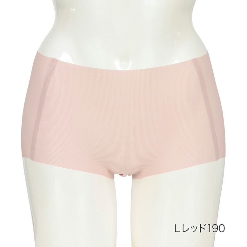【満足】ショーツシームレスショーツ無地ボクサーシームレス(37-6618)