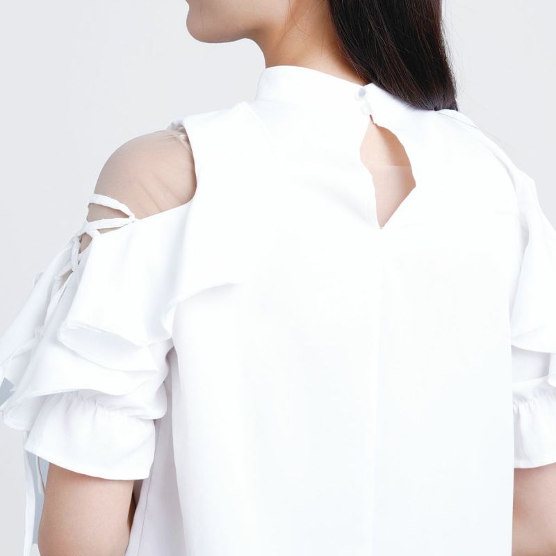 【fukuskeFUN(フクスケファン)】ハーフトップSKINTONE無地ハーフトップパッド部分吸水速乾(14-0005)