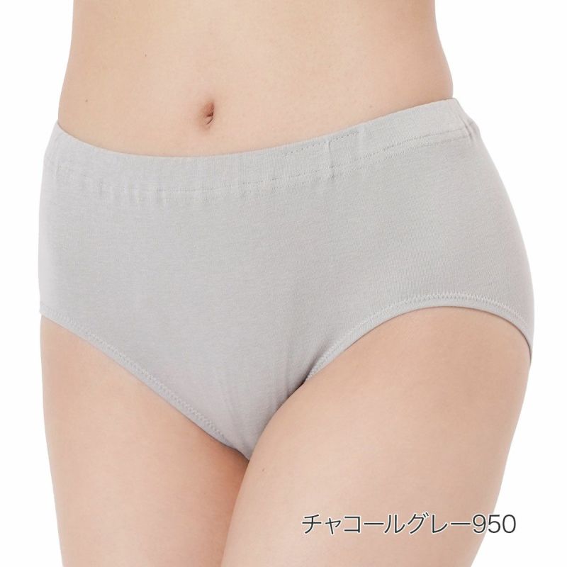 【満足】ショーツ綿100％なのにひんやり無地スタンダードルームウェア(37-2101)