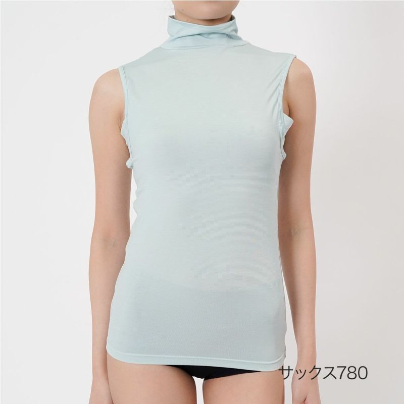 【満足】ノースリーブ360°EazyStretch無地袖なし吸水速乾(37-2503)
