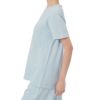 【満足】Tシャツ出雲ソフト無地三分袖クルーネックルームウェア(37P2592)