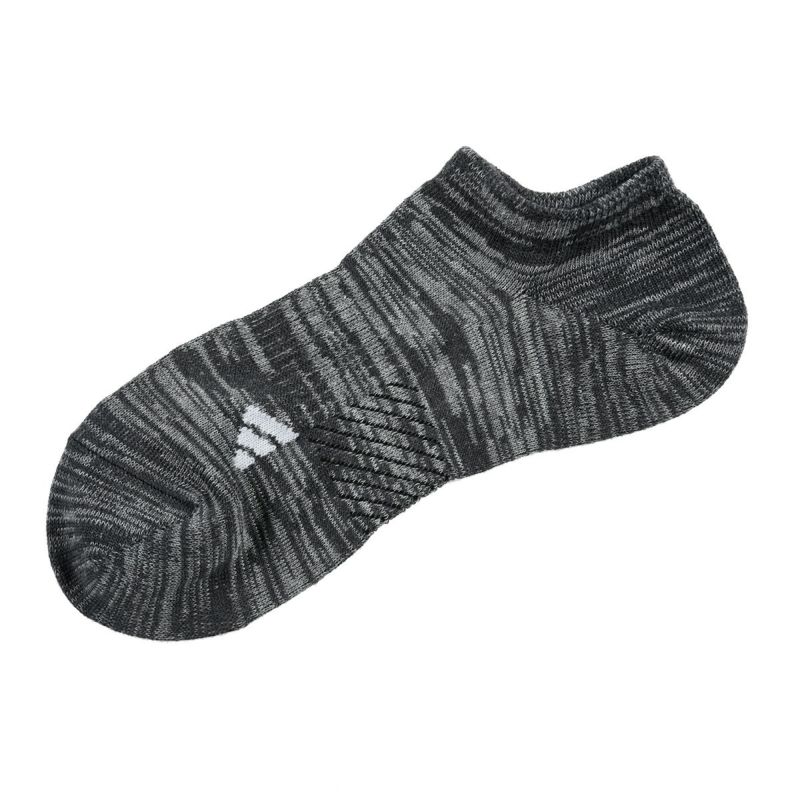 【アディダス】3足組靴下STRONG無地ワンポイントスニーカー丈つま先かかと補強(06F05W)