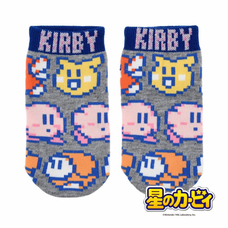 【星のカービィ】靴下キャラクター総柄スニーカー丈ワドルディ(185-15L3)