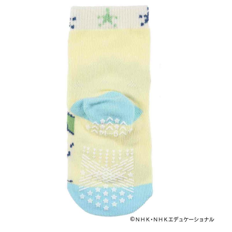 いないいないばあっ！靴下キャラクター柄クルー丈滑り止めつき(1861-5F1)