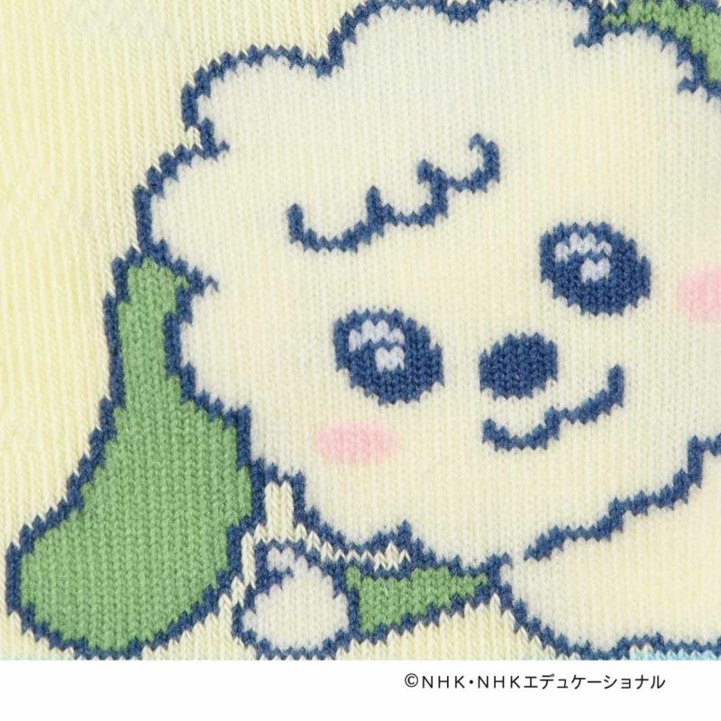 いないいないばあっ！靴下キャラクター柄クルー丈滑り止めつき(1861-5F1)