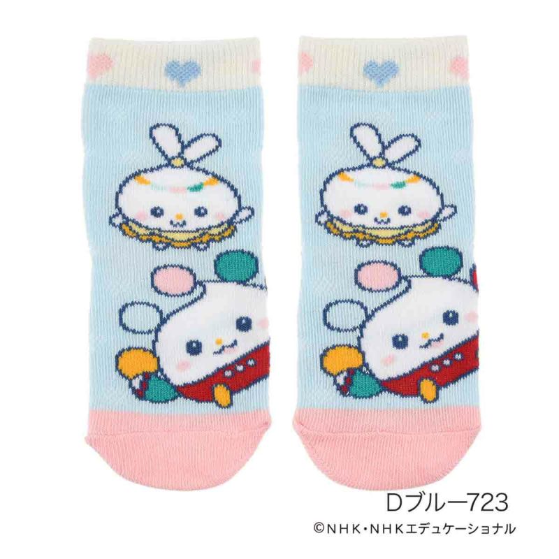 いないいないばあっ！靴下キャラクター柄クルー丈滑り止めつき(1861-5F1)