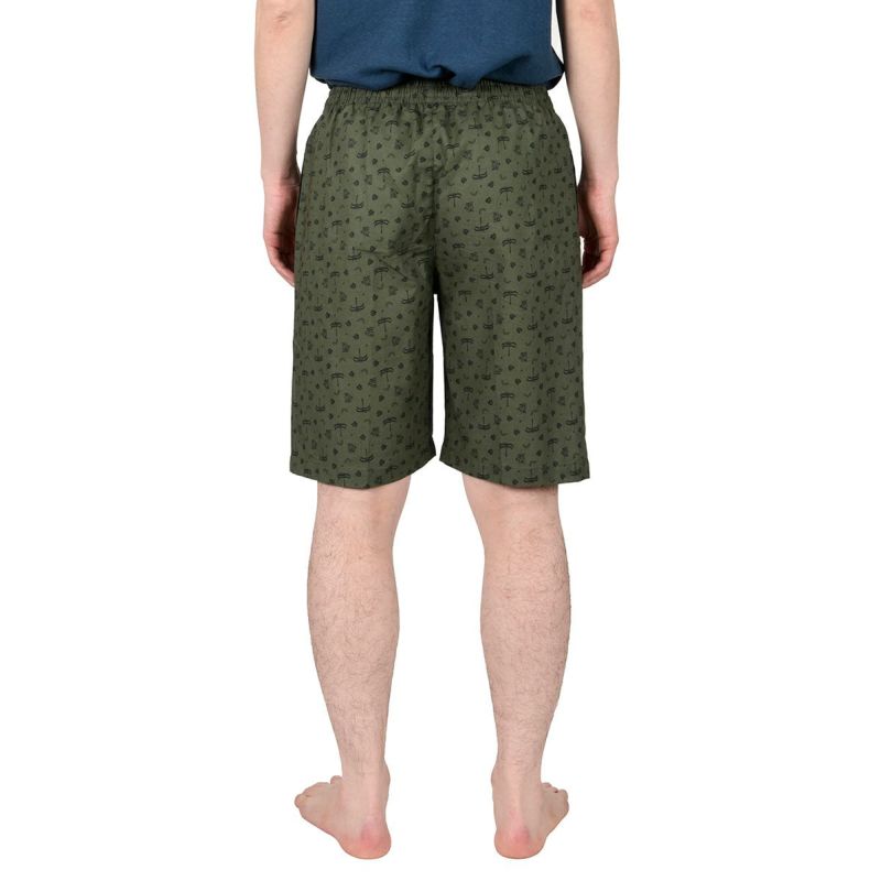 fukuske(フクスケ)ハーフパンツボタニカル柄ハーフパンツポケット付き(RM9P0012)