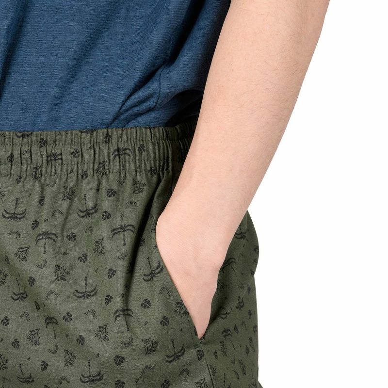 fukuske(フクスケ)ハーフパンツボタニカル柄ハーフパンツポケット付き(RM9P0012)