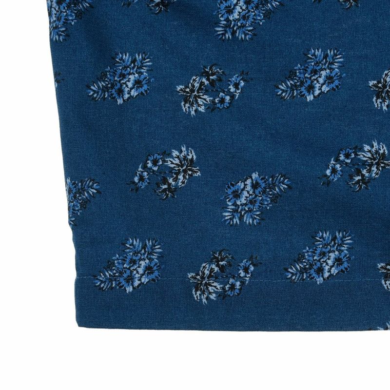 fukuske(フクスケ)ハーフパンツハイビスカス柄ハーフパンツポケット付き(RM9P0013)