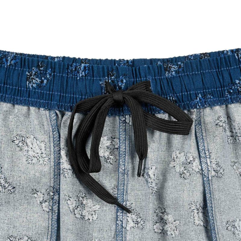 fukuske(フクスケ)ハーフパンツハイビスカス柄ハーフパンツポケット付き(RM9P0013)