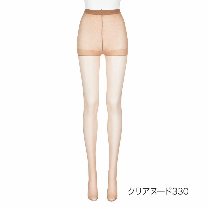 シルキーサポート：夏雪3足組パンティストッキング無地パンティ部メッシュ(161-2323)