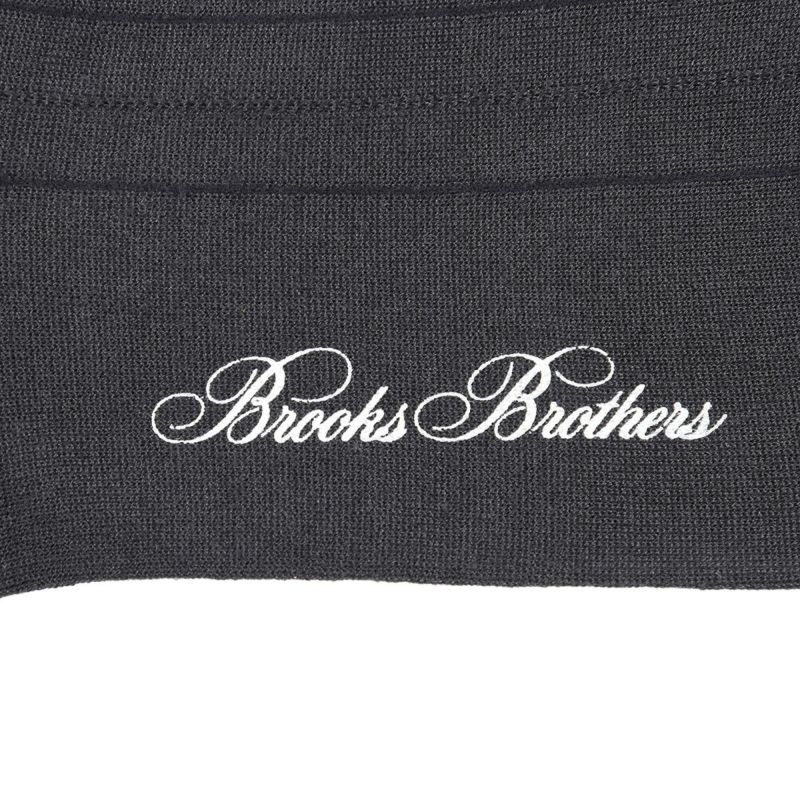 ブルックスブラザーズ靴下ストライプクルー丈(2B064)