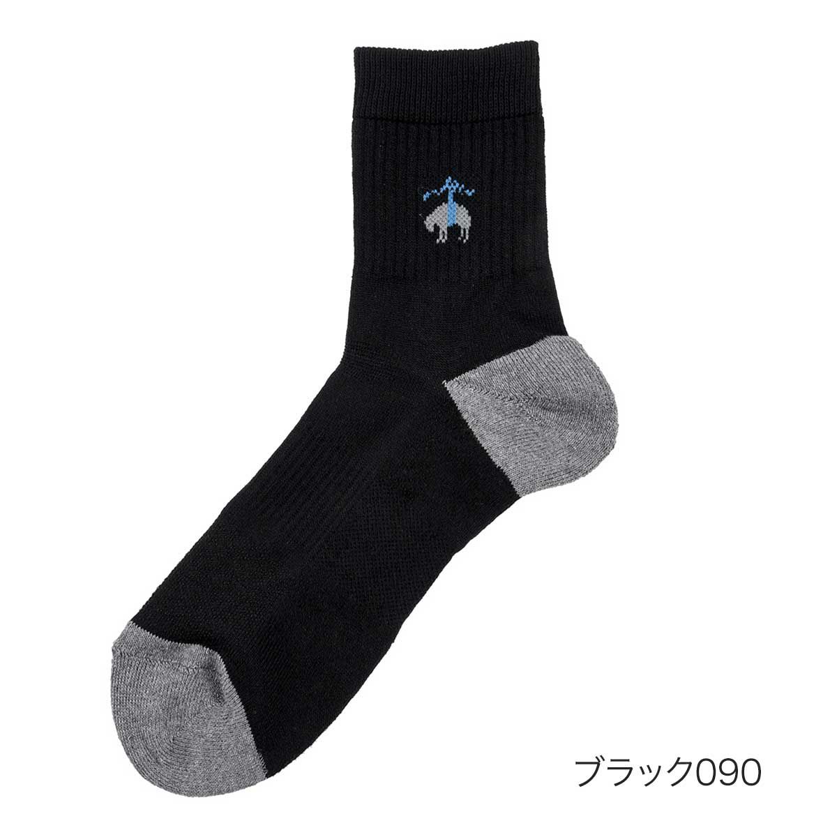 ブルックスブラザーズ靴下ワンポイントロゴショート丈足底パイル(6B522)