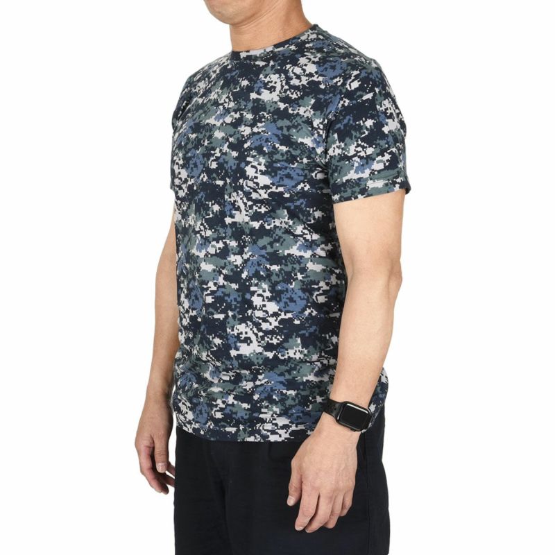 fukuskeTシャツデジタルカモフラージュ柄半袖吸湿性(K250001C)