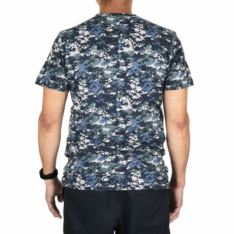 fukuskeTシャツデジタルカモフラージュ柄半袖吸湿性(K250001C)
