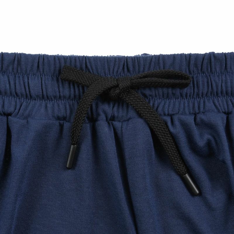 Colantotte(コラントッテ)：ACTIVEルームウェア無地ワンポイントライン上下セット半袖ハーフパンツ天竺編み(HRT-6002)