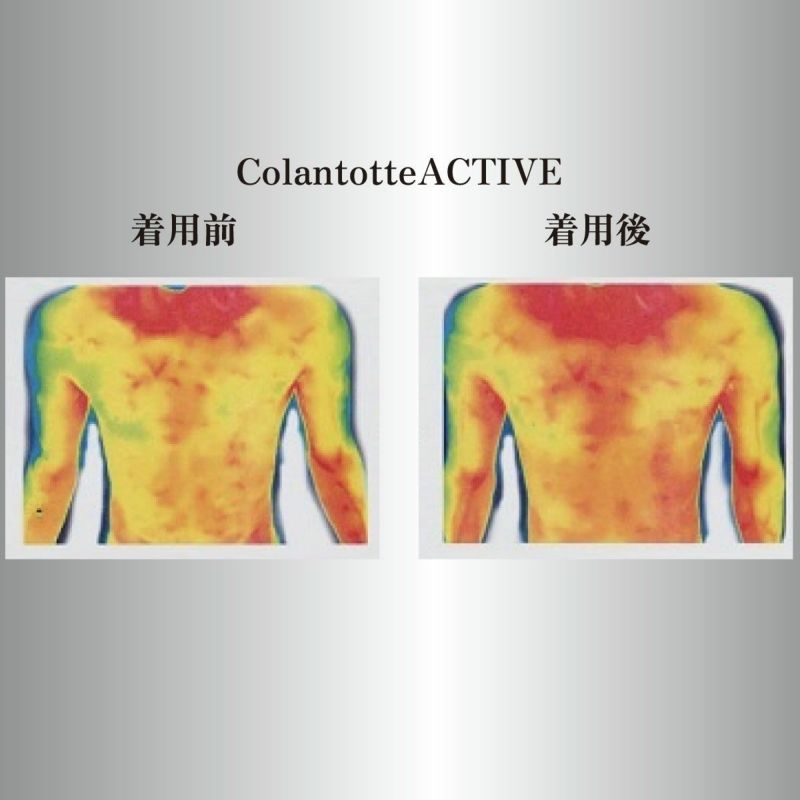 Colantotte(コラントッテ)：ACTIVEルームウェア無地ワンポイントライン上下セット半袖ハーフパンツ天竺編み(HRT-6002)