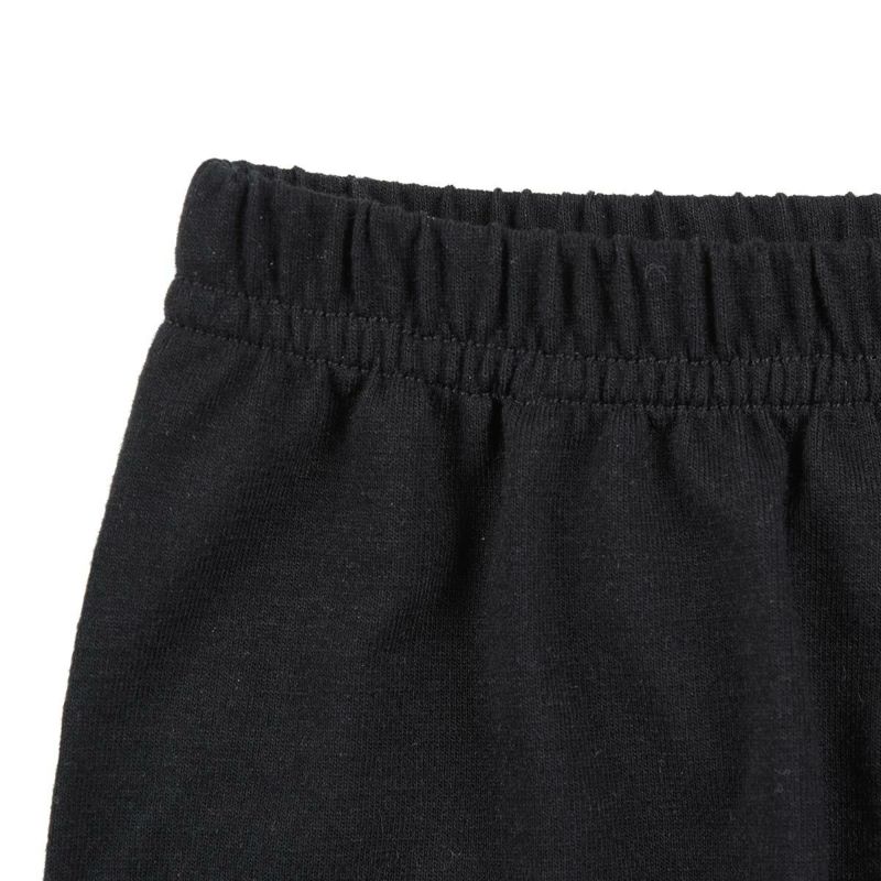 fukuske(フクスケ)2枚組レギンススパッツ無地マイクロ丈綿混素材ストレッチ(AZN0002K)