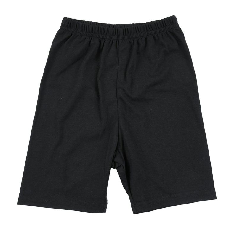 fukuske(フクスケ)2枚組レギンススパッツ無地3分丈綿混素材ストレッチ(AZN0003K)