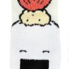おにうめ靴下えび天柄スニーカー丈キャラクター(3183A07N)
