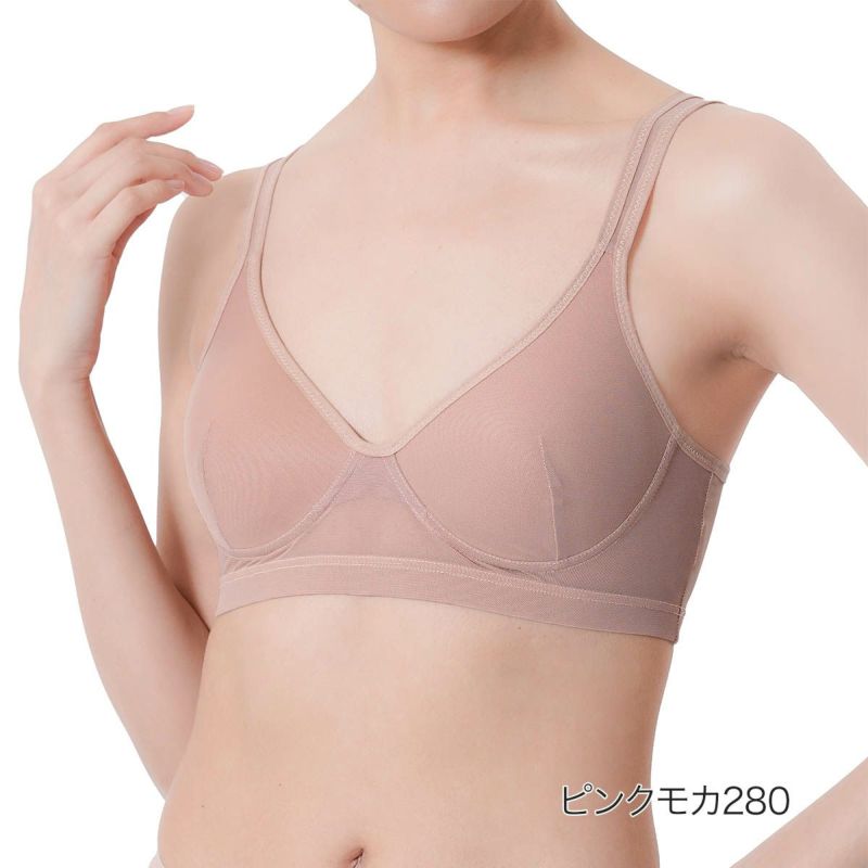 fukuskeFUN(フクスケファン)モールドブラジャー無地3/4カップパッドあり(14P1010)