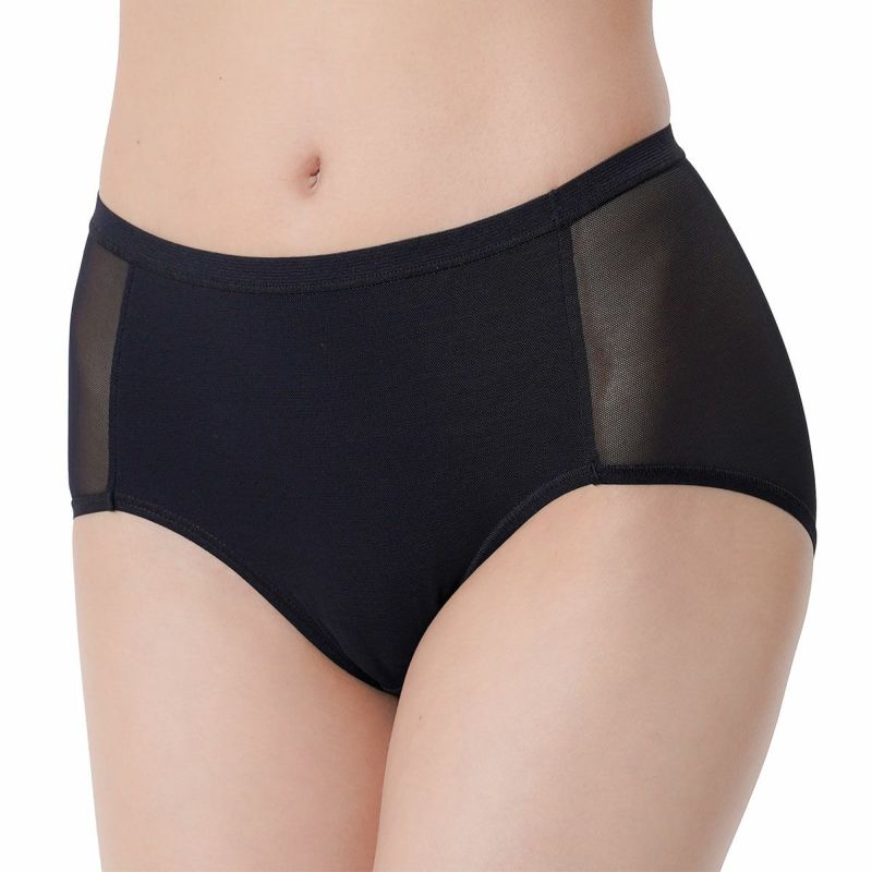 fukuskeFUN(フクスケファン)ショーツ無地スタンダードタイプ透け感(14P1011)