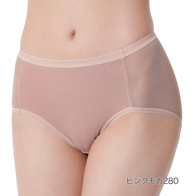 fukuskeFUN(フクスケファン)ショーツ無地スタンダードタイプ透け感(14P1011)