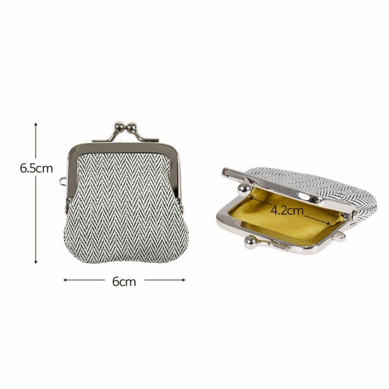 .fukuske(ドットフクスケ)：がま助財布無地小銭入れ足袋生地使用日本製(90X90020)