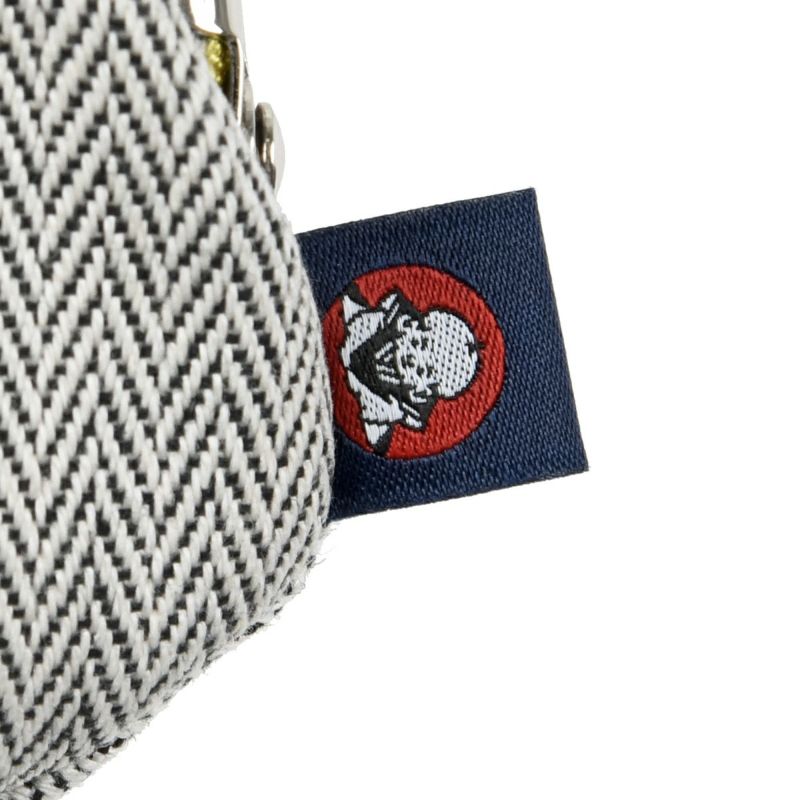 .fukuske(ドットフクスケ)：がま助財布無地3.3寸小銭入れ足袋生地使用日本製(90X90021)