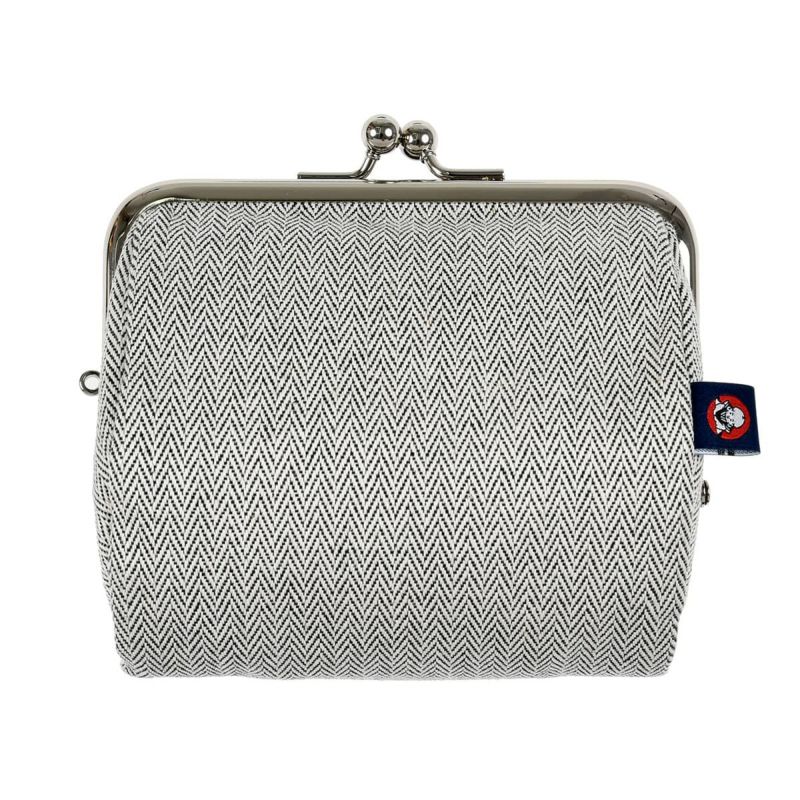 .fukuske(ドットフクスケ)：がま助ポーチ無地ミニポーチ足袋生地使用日本製(90X90022)