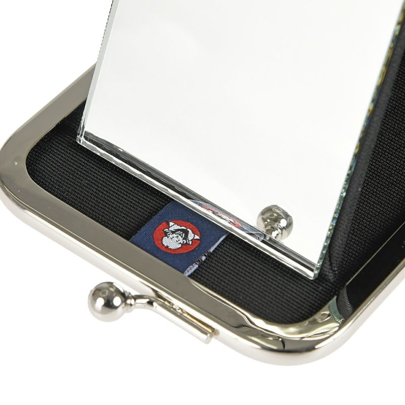 .fukuske(ドットフクスケ)：がま助ミラー無地立て鏡足袋生地使用日本製(90X90024)