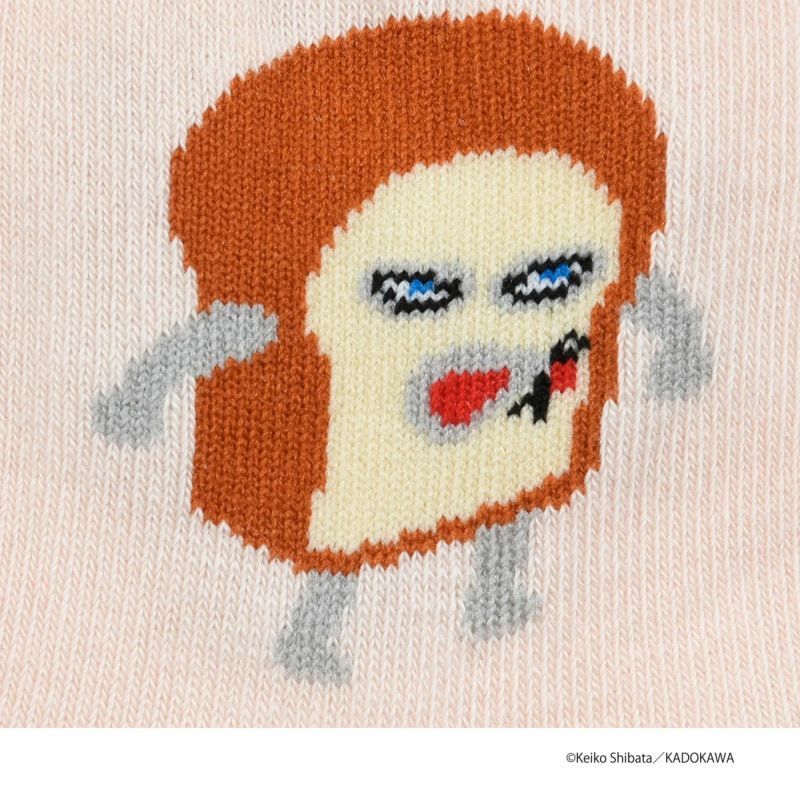 【パンどろぼう】 靴下 パンどろぼう クルー丈 (369-25A2)