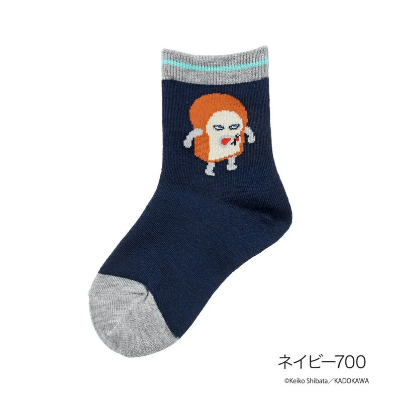 【パンどろぼう】 靴下 パンどろぼう クルー丈 (369-25A2)