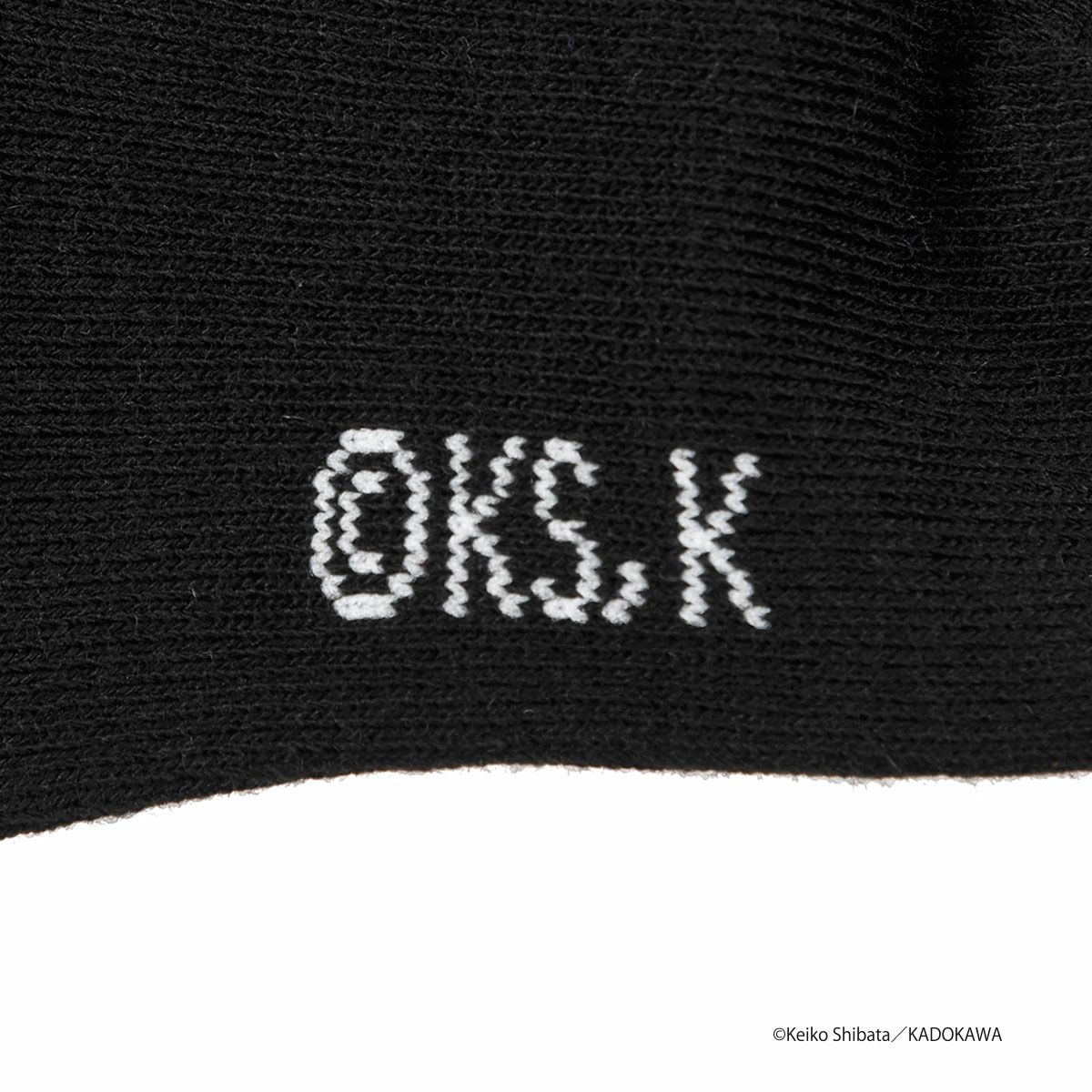 【パンどろぼう】 靴下 無地 刺繍 ショート丈 (369-25A6)
