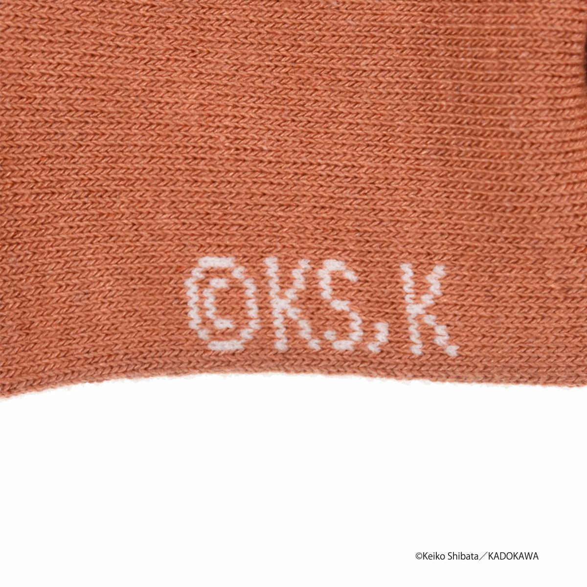 【パンどろぼう】 靴下 無地 刺繍 クルー丈 (369-25A7)